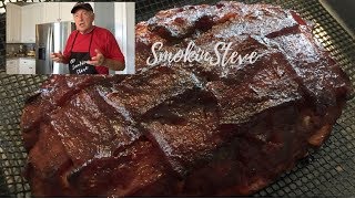 SMOKED MEATLOAF wBacon BBQ Sauce Glaze [upl. by Ingra77]