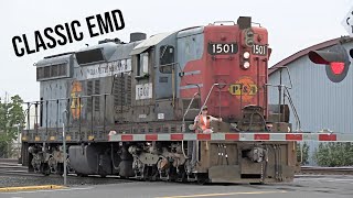 Southern Pacific LIVES EMD SD7 and 9s on the Portland amp Western [upl. by Roderigo]