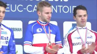 Championnat de France de cyclocross 2018  Benjamin Rivet lemporte en juniors [upl. by Fleda]