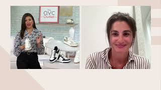 Marc Fisher LTD Leather Sneakers  Flynnt on QVC [upl. by Avigdor]