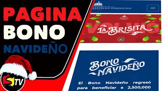 PÁGINA OFICIAL DE BONO NAVIDEÑO  LA BRISITA [upl. by Anikal352]