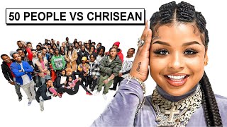 50 PEOPLE VS 1 RAPPER CHRISEAN ROCK [upl. by Merow487]