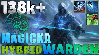 🐻‍❄️🧊 Magicka Warden 138k PvE DPS Build「U42 Gold Road」 [upl. by Claudian]