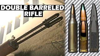 Double Barreled Rifle  The Winchester Salvo Rifle [upl. by Yrffej]