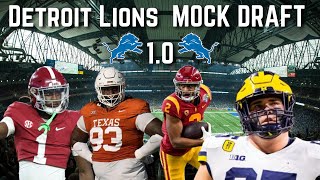 Detroit Lions Mock Draft 10 Every Pick for the Detroit Lions 2024 NFL Draft [upl. by Heather]