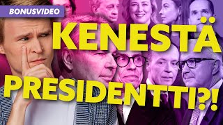 KENESTÄ UUSI PRESIDENTTI – BONUSVIDEO EHDOKKAISTA [upl. by Cilegna299]