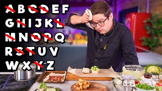 Alphabet Cooking Challenge  Sorted Food [upl. by Bollay]