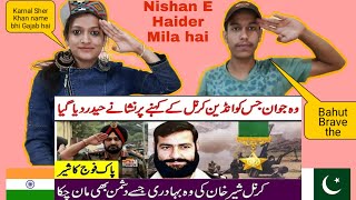 Indian Reaction On  Karnal Sher Khan Jise Indian Army Ke Kahne Par Mila  Nishan e Haider   🇵🇰 🇮🇳 [upl. by Ly]