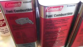 Coleman Camp Fuel for Cheap [upl. by Eseret]