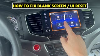 Fix Honda Infotainment Blank Screen and CarPlay Connecting Issues  Reset Procedure [upl. by Airrotal]