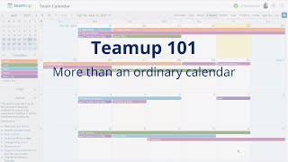 Teamup Calendar 101 [upl. by Nevet]