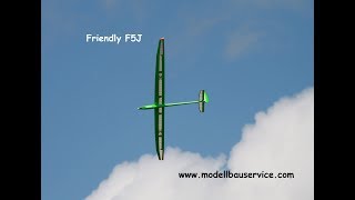 Friendly F5J  RC Segelflieger  36m  15kg [upl. by Oker]