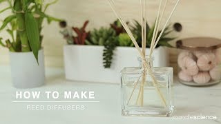 How to Make Reed Diffusers with Fragrance Oils  CandleScience Guide [upl. by Remot]