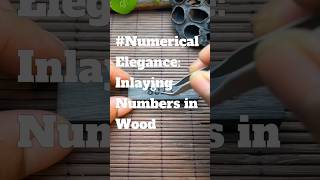 Numerical Elegance Inlaying Numbers in Wood Good tools and machinery can simplify Tasks [upl. by Perce]