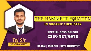 The Hammett Equation in Organic Chemistry for CSIRNETGATE Chemistry by MadChem Classes [upl. by Corie228]