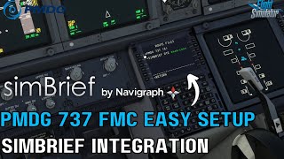 PMDG 737 and Simbrief Integration [upl. by Hayward]