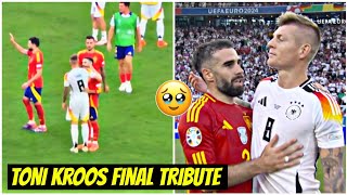 💔EMOTIONAL Toni Kroos Bids Final Goodbye to Fans in Dramatic Match vs Spain [upl. by Bor]