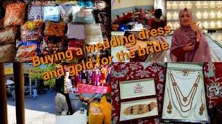 خرید لباس عروس و طلا برای عروس👰💒❤️💍🛍🛍 Buying a wedding dress and gold for the bride [upl. by Ativel619]