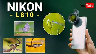 Review Nikon L810 Lens  macro lens  Professional photography lens  Prosumer Nikon L810 [upl. by Yrot]