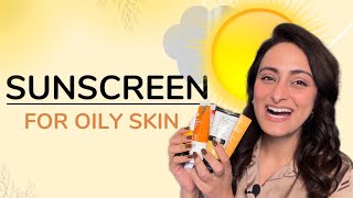 Best sunscreens for oily skin acne prone skin combination skin  Dermatologist recommends [upl. by Rosalinda]