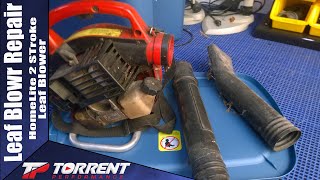 HomeLite 2 stroke Leaf Blower Repair [upl. by Aserehc903]