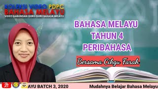 Bahasa Melayu Tahun 4Peribahasa [upl. by Levona363]