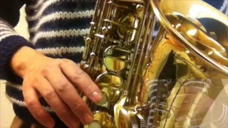 サックスミニレッスン Vol 2「シとドのトリル」 Saxophone mini lesson Vol2 Trill B4C5 [upl. by Lemkul]