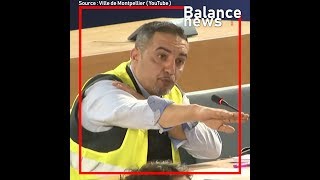 Trois quenelles en plein conseil municipal de Montpellier [upl. by Abercromby]