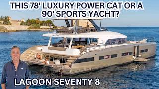 Inside a US6 Million Luxury Power Catamaran Lagoon Seventy 8 Boat Walkthrough [upl. by Niple]