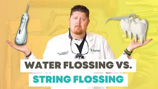 Water Flossing vs String Flossing  Which is Better [upl. by Schwab]