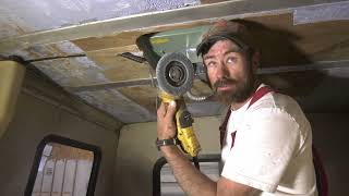 How To Replace Your RVs Ceiling Panels Part 1 [upl. by Dionisio]