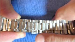 WATCH BAND ADJUSTMENT  RESIZE  HOW TO [upl. by Adnimra720]