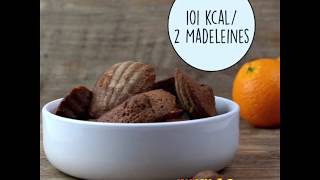 Madeleines au chocolat et à lorange  CroqKilos [upl. by Bernita]