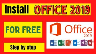 How to install Office 2019 for free  Use excelword without activation key [upl. by Elem495]