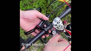 MEROCA M4 Fourpiston hydraulic brake mountain bike hydraulic disc brake [upl. by Missak]