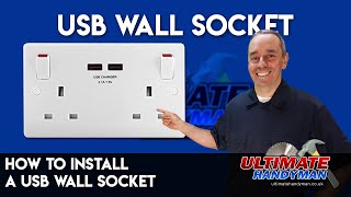 How to install a USB wall socket [upl. by Meingoldas]