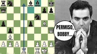 🗡 ¡KASPAROV USA EL ATAQUE DE FISCHER Kasparov vs Gelfand Linares 1993 [upl. by Noyad]