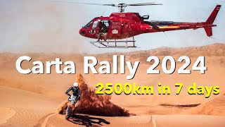 Carta Rally 2024 Morocco  POV 3rd Place Bikes  Husqvarna FE350 2024  Carpe Iter Navigation [upl. by Frech]