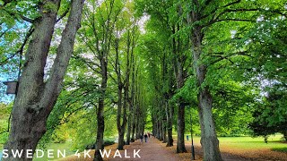 4K Walk  Malmö Sweden  A Stroll Through Slottsparken [upl. by Soluk]