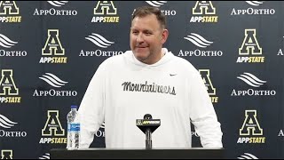 FB App State Media Day Coach Clark Press Conference [upl. by Asiulana570]