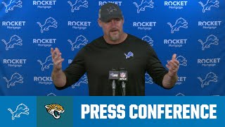 Dan Campbell postgame media availability  2024 Week 11 Lions vs Jaguars [upl. by Ebbarta]