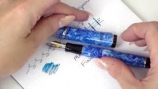 Conklin Duragraph Ice Blue  Medium Nib Review [upl. by Estrella529]