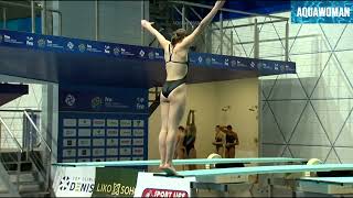 SLAJUTE Vita  Lithuania l 1m Springboard  Junior Diving Championships [upl. by Acinehs]