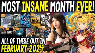 The MOST INSANE Month of NEW Game Releases EVER February 2024 Will be EPIC  Another HUGE Release [upl. by Bartholomew]