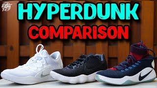 Nike Hyperdunk 2016 2018 Comparison Whats the Best [upl. by Engedi240]