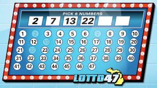 How To Play Lotto 47 with EZ Match [upl. by Innavoij]