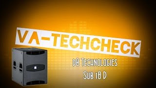 dB Technologies Sub18D [upl. by Adlih]