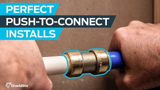 How to Install SharkBite PushtoConnect Fittings [upl. by Gennifer]