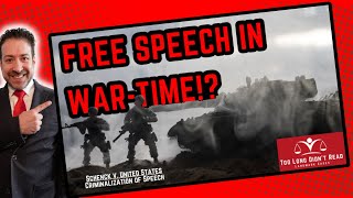 First Amendment at War Schenck v United States [upl. by Ardnaeed]