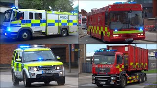 Fire Trucks Police Cars and Ambulances Responding  BEST OF 2015 [upl. by Silenay844]